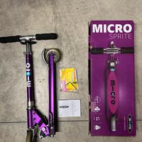 Monopattino Bambino Micro Sprite Viola Metallizato