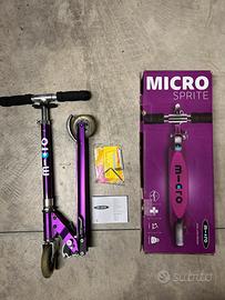 Monopattino Bambino Micro Sprite Viola Metallizato