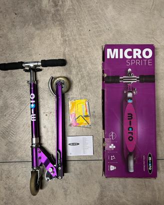 Monopattino Bambino Micro Sprite Viola Metallizato