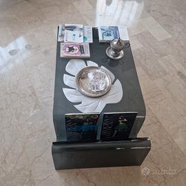 Tavolo in Vetro Grigio Fumé 