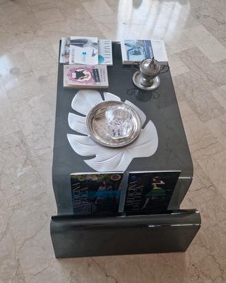 Tavolo in Vetro Grigio Fumé 