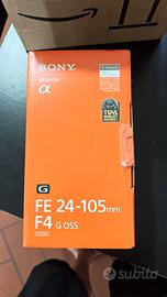 Sony FE 24-105mm F4 G OSS SEL24105G Obiettivo Full