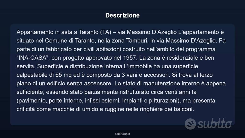 Appartamento – TA - Vista 4