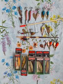 rapala e artificiali vintage anni 70