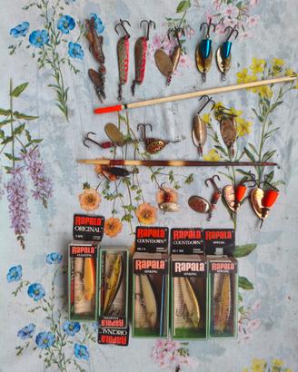 rapala e artificiali vintage anni 70
