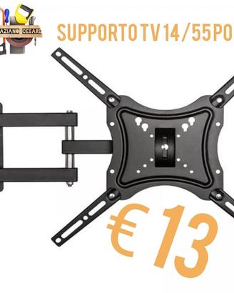 SUPPORTO TV 14/55 POLLICI CON SNODO
