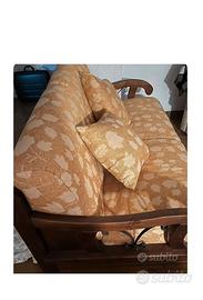 Divano letto matrimoniale legno