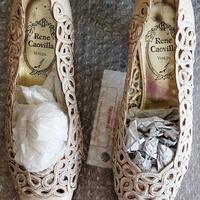 Scarpe eleganti da donna René Caovilla color crema