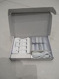 Caricabatterie + 8 Batterie Ricaricabili CR123A