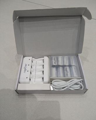 Caricabatterie + 8 Batterie Ricaricabili CR123A