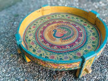 Tavolo rotondo indiano (chakki)