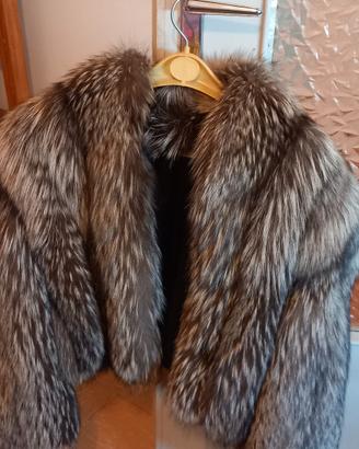 pellicciotto volpe argentata