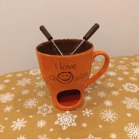 Tazza per fonduta di cioccolato