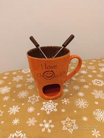 Tazza per fonduta di cioccolato