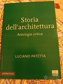 storia dell'architettura Luciano patetta