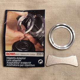 Anello adattatore ROWI M42-C/Y Yashica Contax new