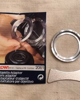 Anello adattatore ROWI M42-C/Y Yashica Contax new
