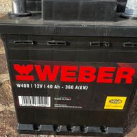 Batteria nuova weber 12V 40ah