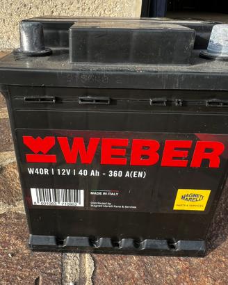 Batteria nuova weber 12V 40ah