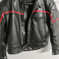 Giacca Bitlis nera 100% in pelle per moto S/M