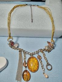 Collana Boho-Chic con Pendenti e Charms anni 2000