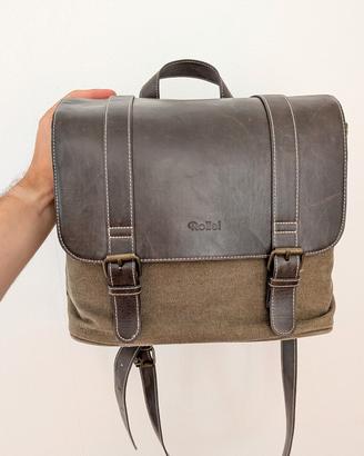 Borsa fotografica Rollei in tela e pelle