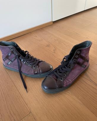 Hogan stivaletto viola