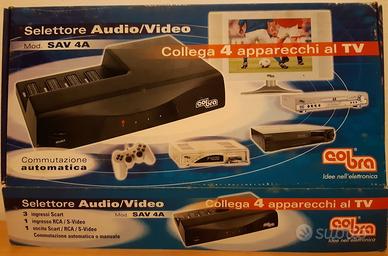 Selettore Audio Video COBRA SAV 4A