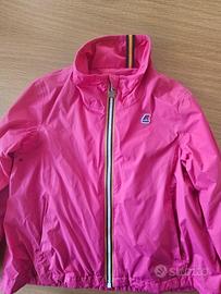 K-way fucsia leggero per bambina 10 anni