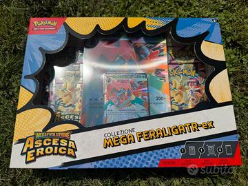 Pokémon Ascesa Eroica collezione mega Feraligatr E