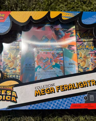 Pokémon Ascesa Eroica collezione mega Feraligatr E