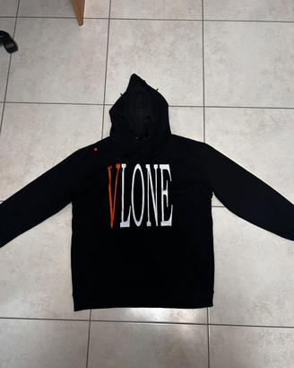 Felpa VLONE ARANCIONE NERA