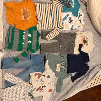 Lotto di vestiti per bambino 12 mesi