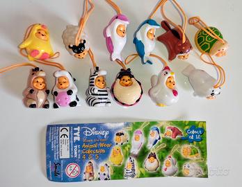 ciondoli Winnie Pooh Animal Wear 4&5 - 12 pezzi