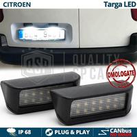 Placchette Luci Targa LED Per Citroen Omologate
