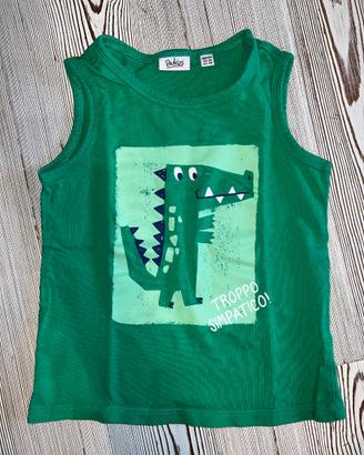 Lotto canotte bambino tg.98cm