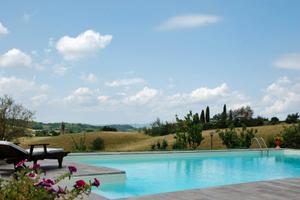 Appartamento in villa con piscina