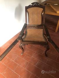 Sedie Coloniali Plantation Chairs Braccioli apribi