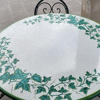 Tavolo da giardino maiolica