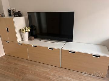 3 Panche contenitori piu mobiletto IKEA