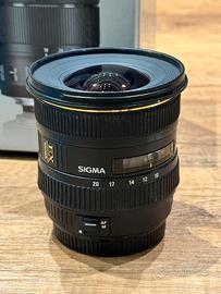 Obiettivo sigma 10-20 grandangolo Canon
