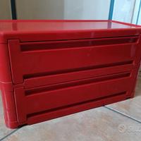 Cassettiera modulare Kartell Olaf von bohr vintage