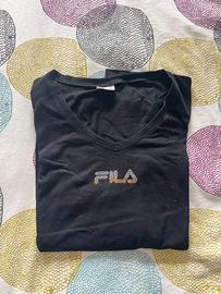 T-shirt Fila Donnamanica lunga Logo taglia S