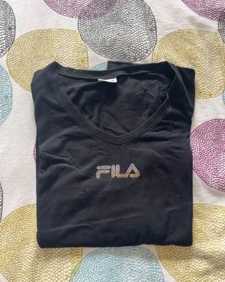 T-shirt Fila Donnamanica lunga Logo taglia S