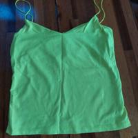 Top Bershka taglia,S colore Giallo Fluo