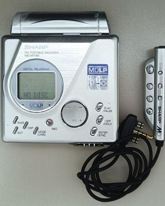 SHARP MiniDisk Portable Recorder MD-MT99