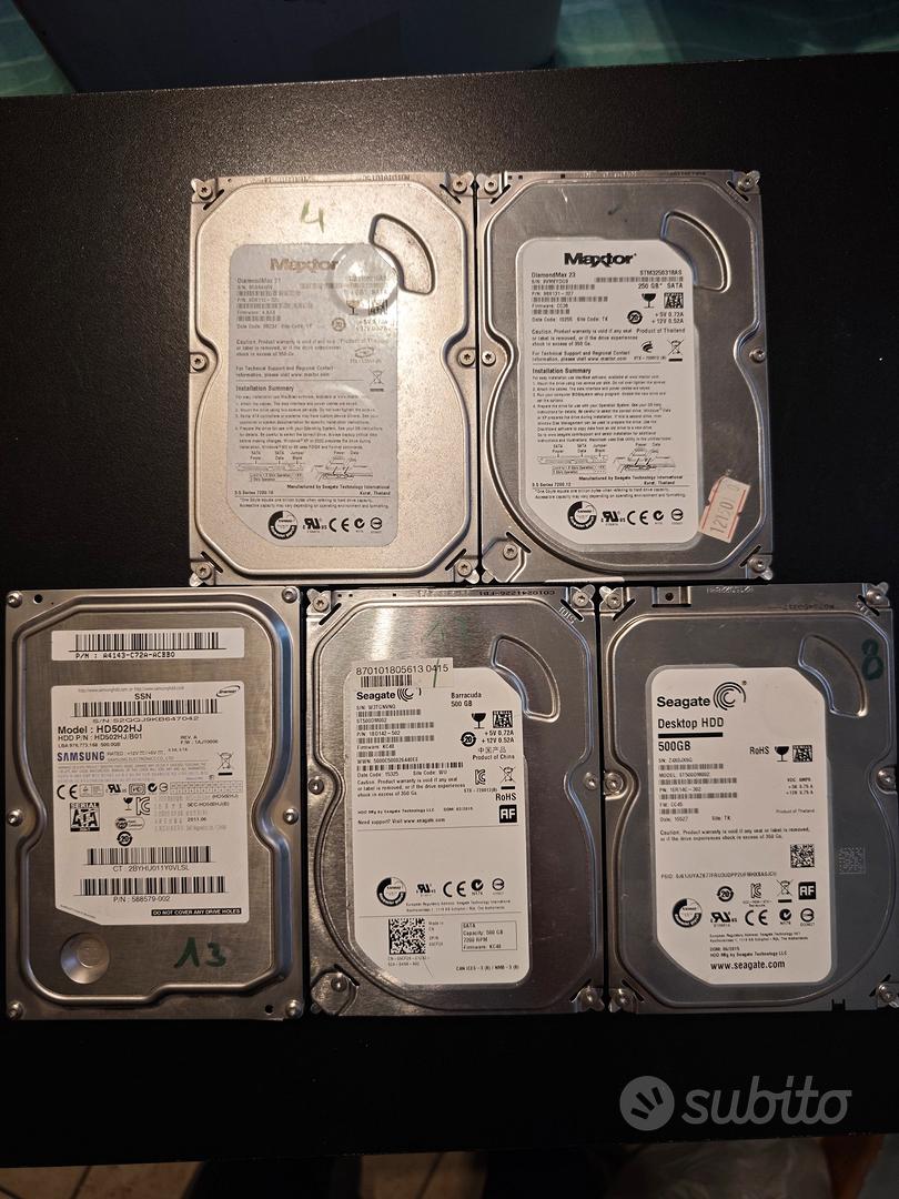 Lotto hard disk - Informatica In vendita a Asti