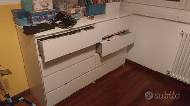 Coppia cassettiera Malm ikea