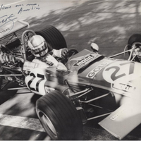 Foto autografata François Cevert 1971 + COA