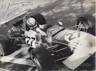 Foto autografata François Cevert 1971 + COA